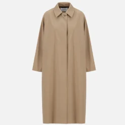 Harris Wharf London - Manteau Balmacaan - Tan