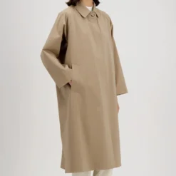 Harris Wharf London - Manteau Balmacaan - Tan