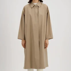 Harris Wharf London - Manteau Balmacaan - Tan