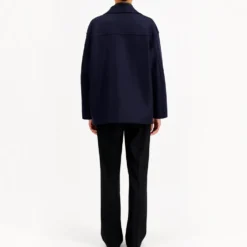 Harris Wharf London - Manteau Peacoat Oversized - Marine