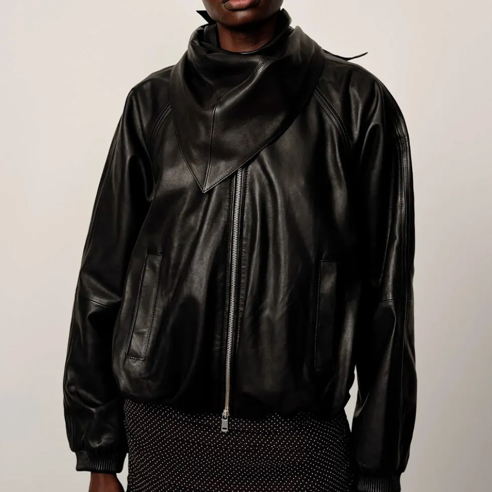 HERSKIND - Blouson Aviateur Yvette - Noir