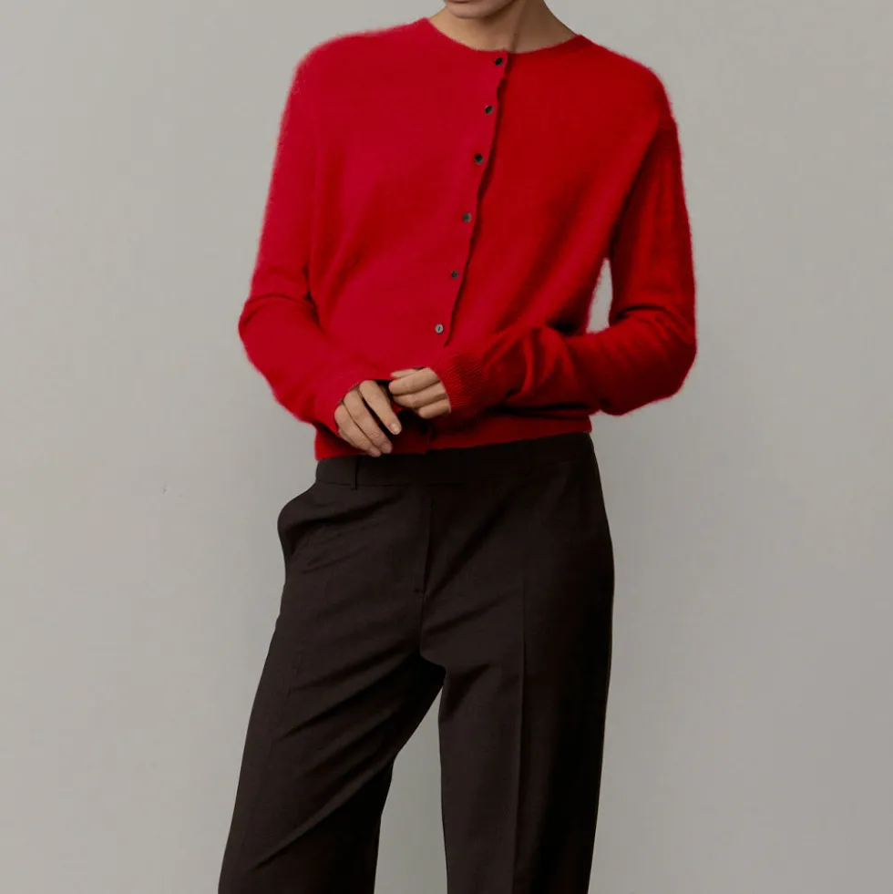 HERSKIND - Cardigan Roselle - Rouge