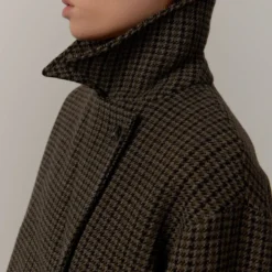 HERSKIND - Manteau Cat - Carreaux Marron