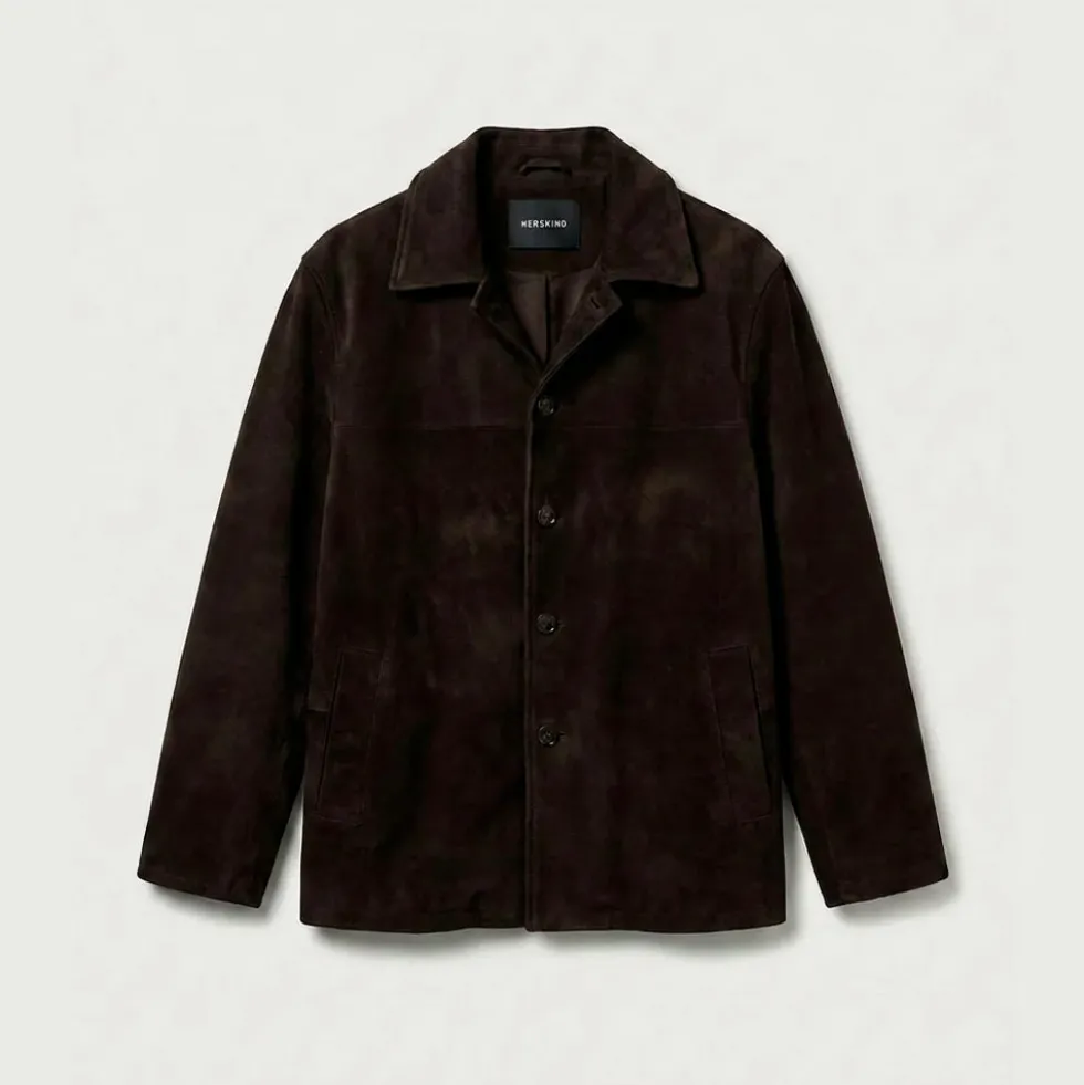 HERSKIND - Veste en Daim Manon - Marron Café