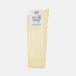 Homecore - Chaussettes Cachemire - Jaune