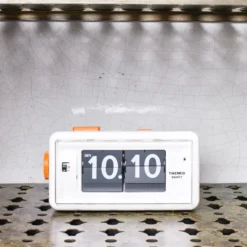 Horloge AL 30 - Blanc & Orange - Twemco