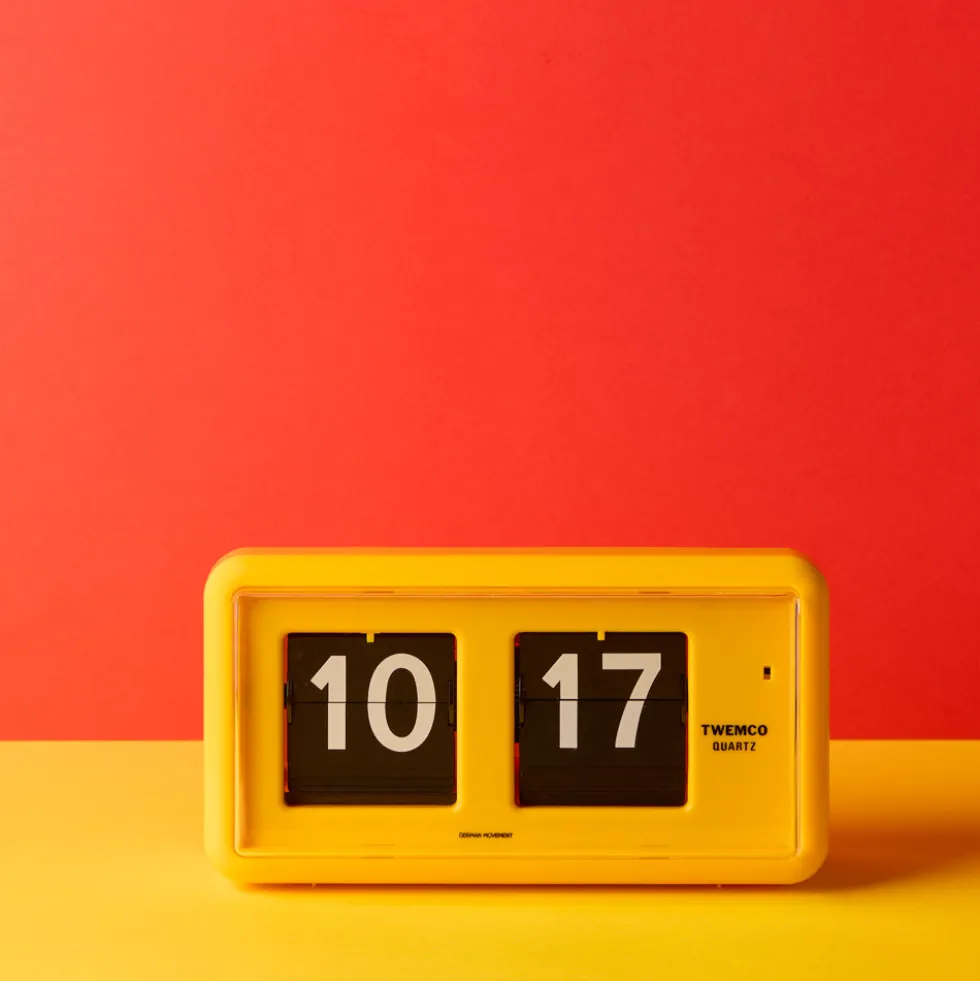 Horloge QT 30 - Jaune - Twemco