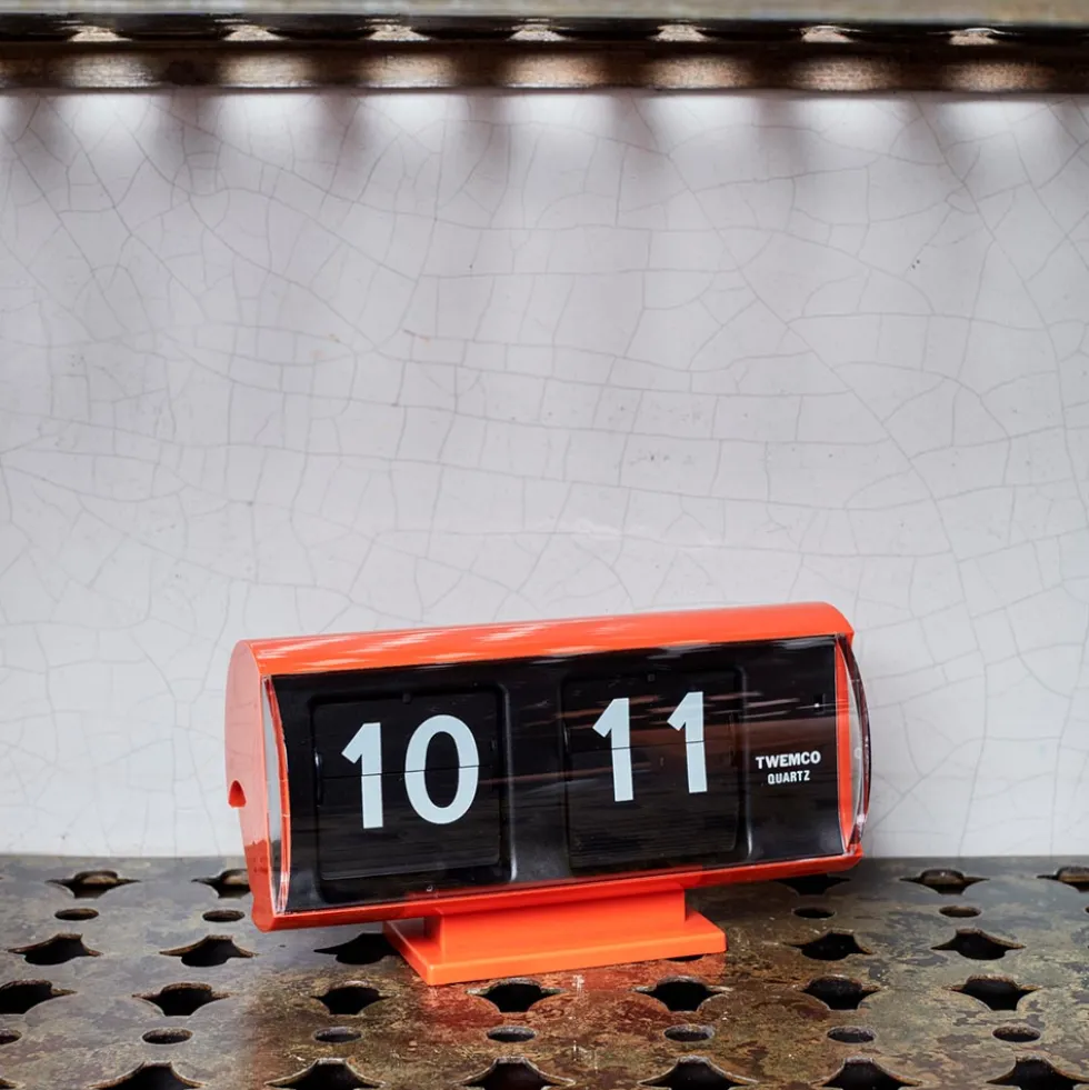 Horloge QT 30 - Orange - Twemco