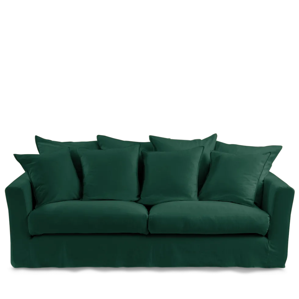 Housse de canapé convertible - Vert Séquoia