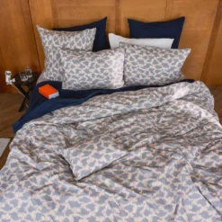 Housse de couette en percale de coton - Tataki Cerisier