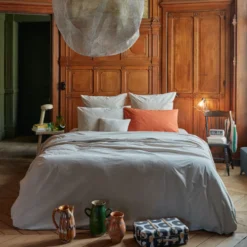 Housse de couette en percale de coton - Beige Dune