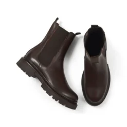 Hudson London - Bottines Chelsea Blake - Marron