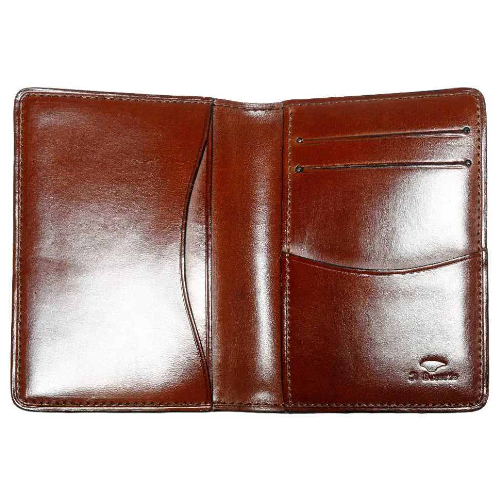 Il Bussetto - Porte cartes pliable - Marron moyen