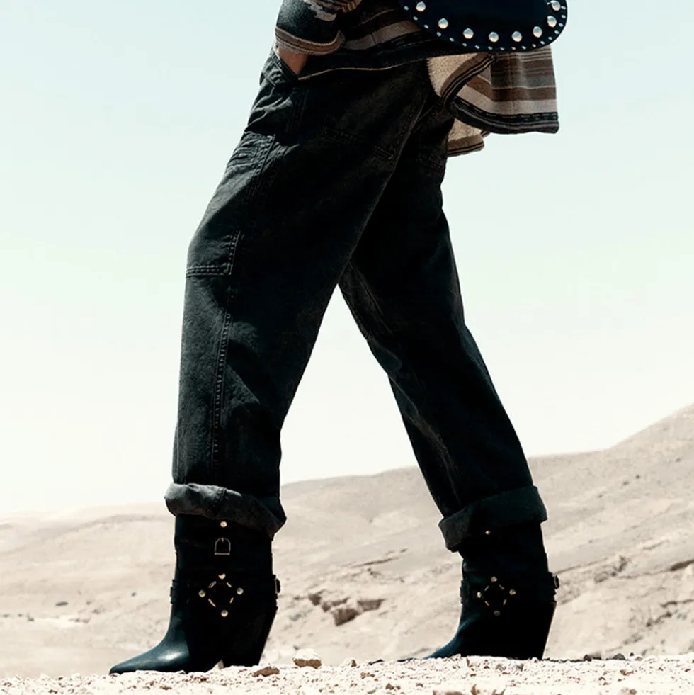 Isabel Marant - Pantalon Kanna - Noir Faded