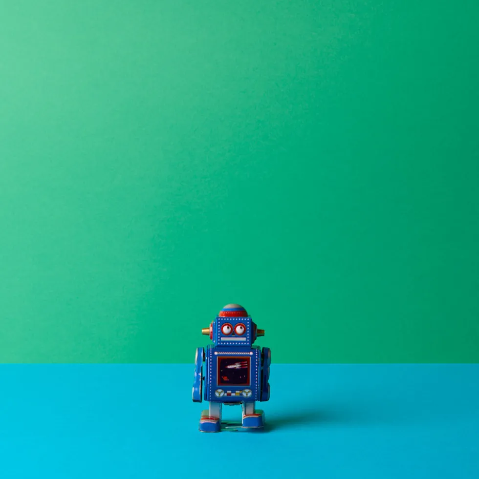 Jouet - Robot bleu
