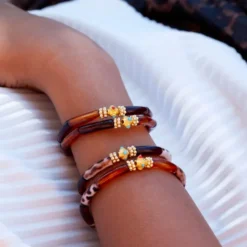 Juhu - Bracelet Duo Mini Leo - Marron