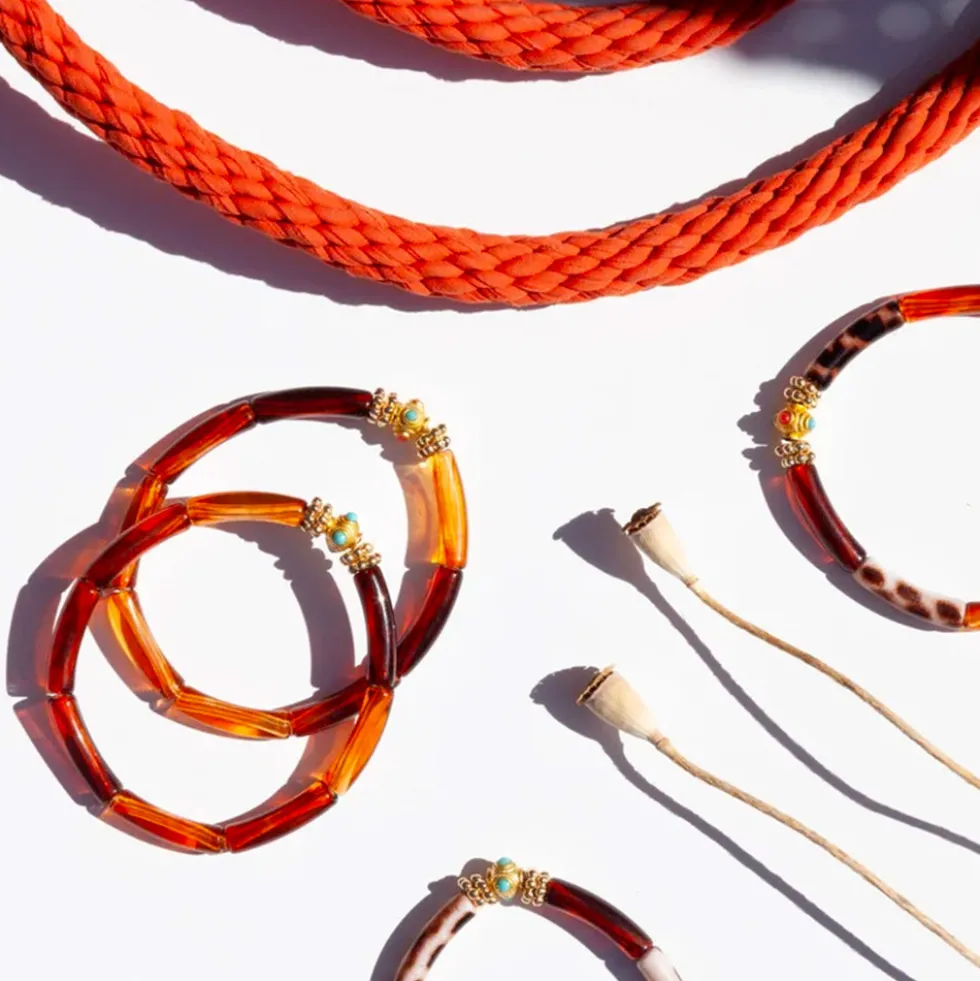 Juhu - Bracelet Duo Mini Leo - Marron