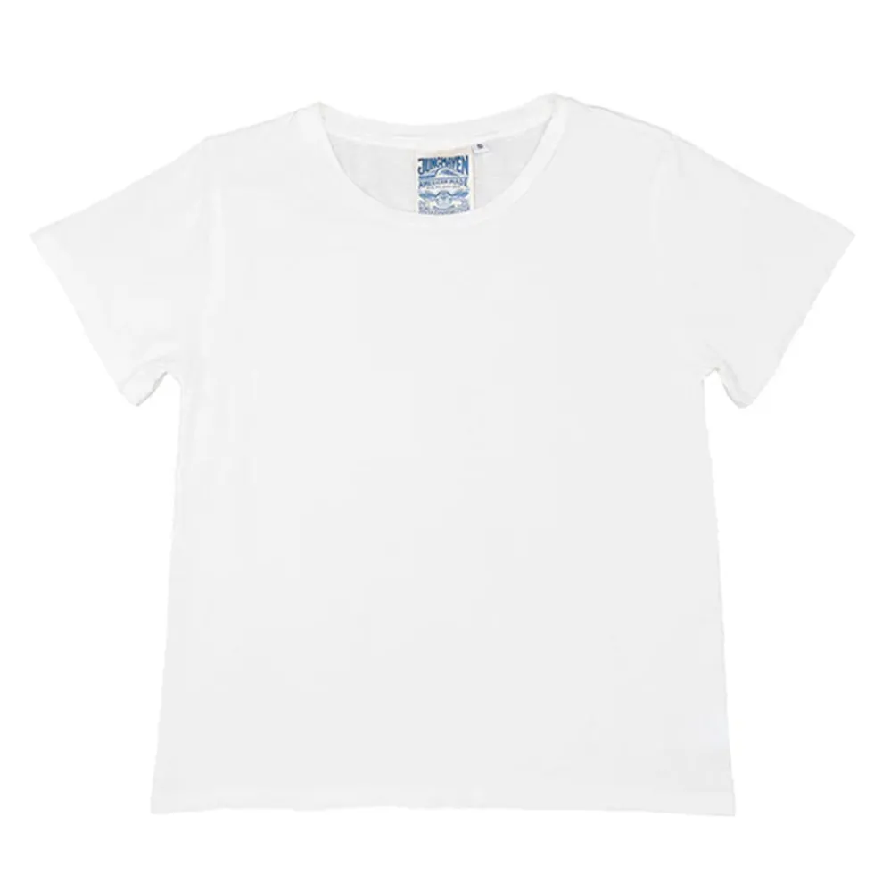 Jungmaven - T-shirt Ojai - Blanc Washed