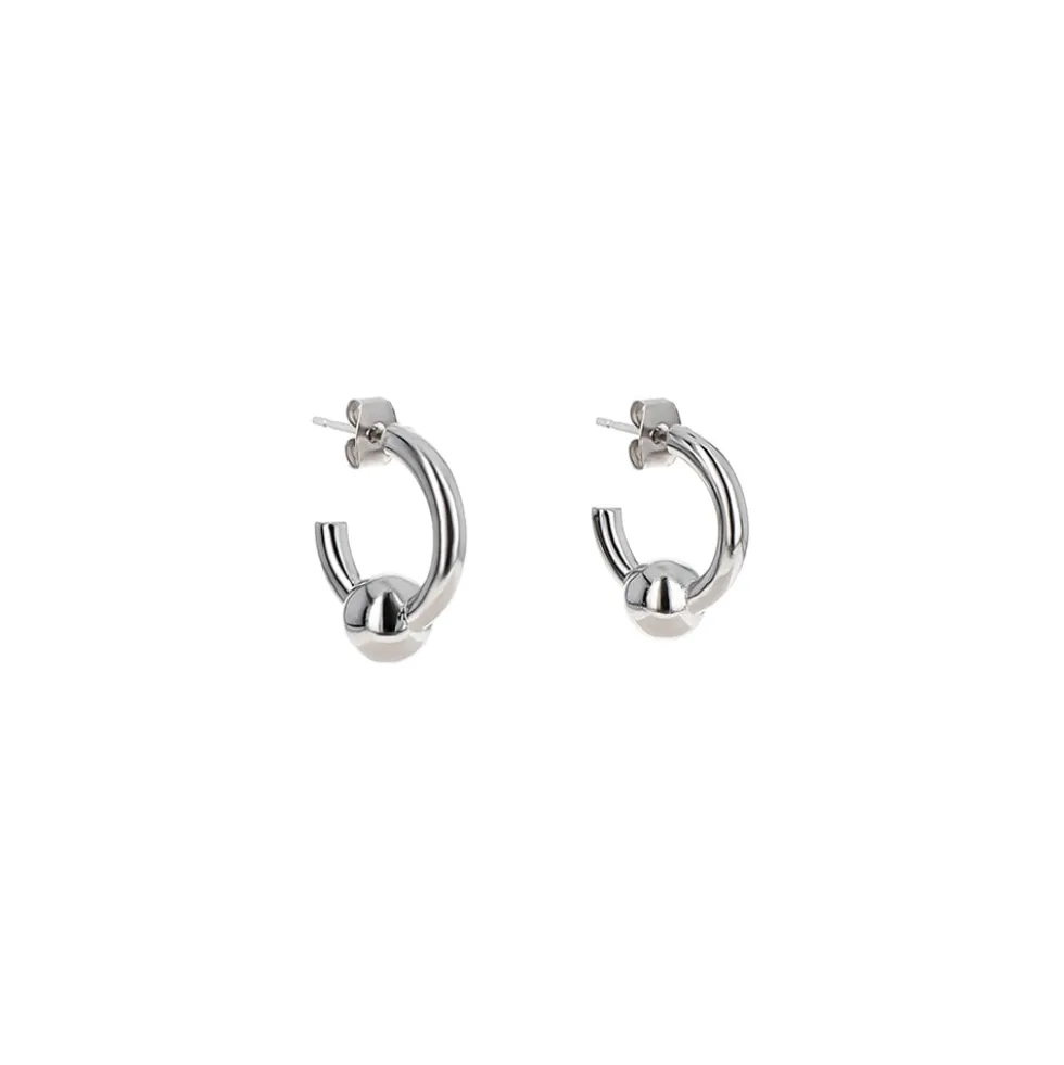 Justine Clenquet - Boucles d'oreilles Sam - Argent
