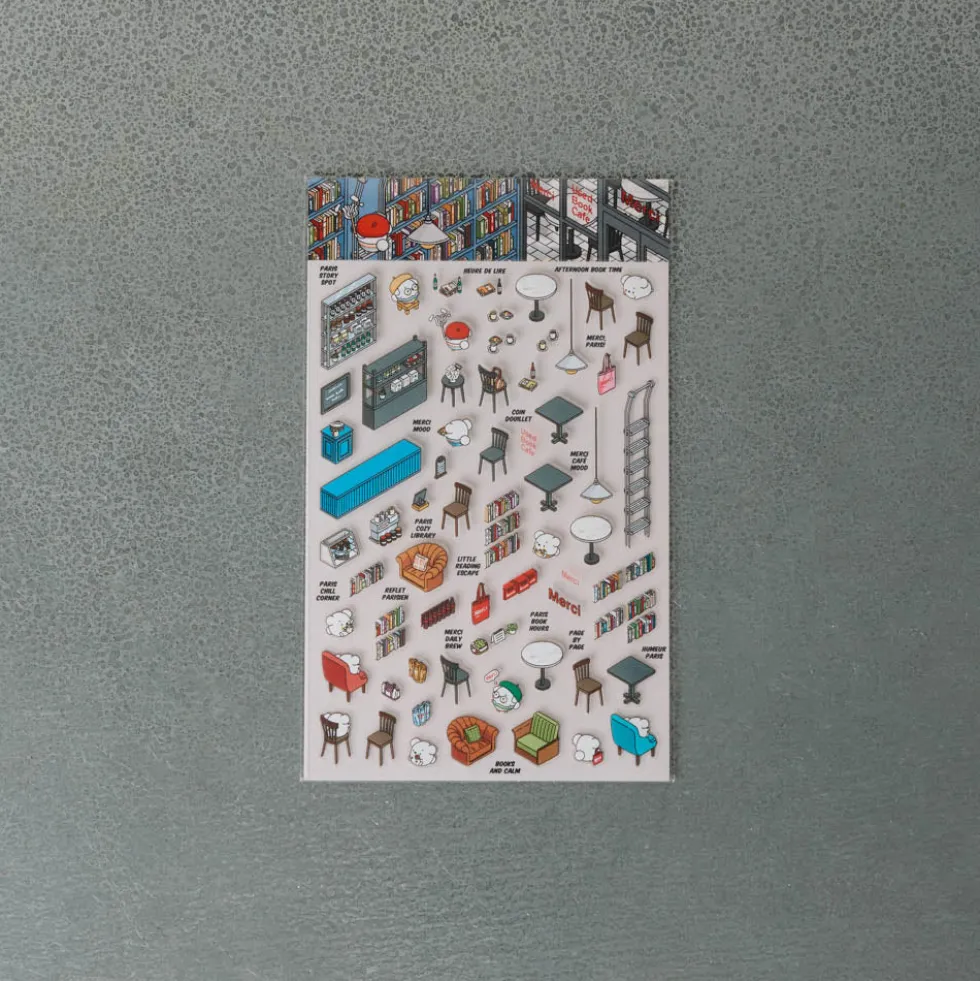 Kit stickers Used Book Café