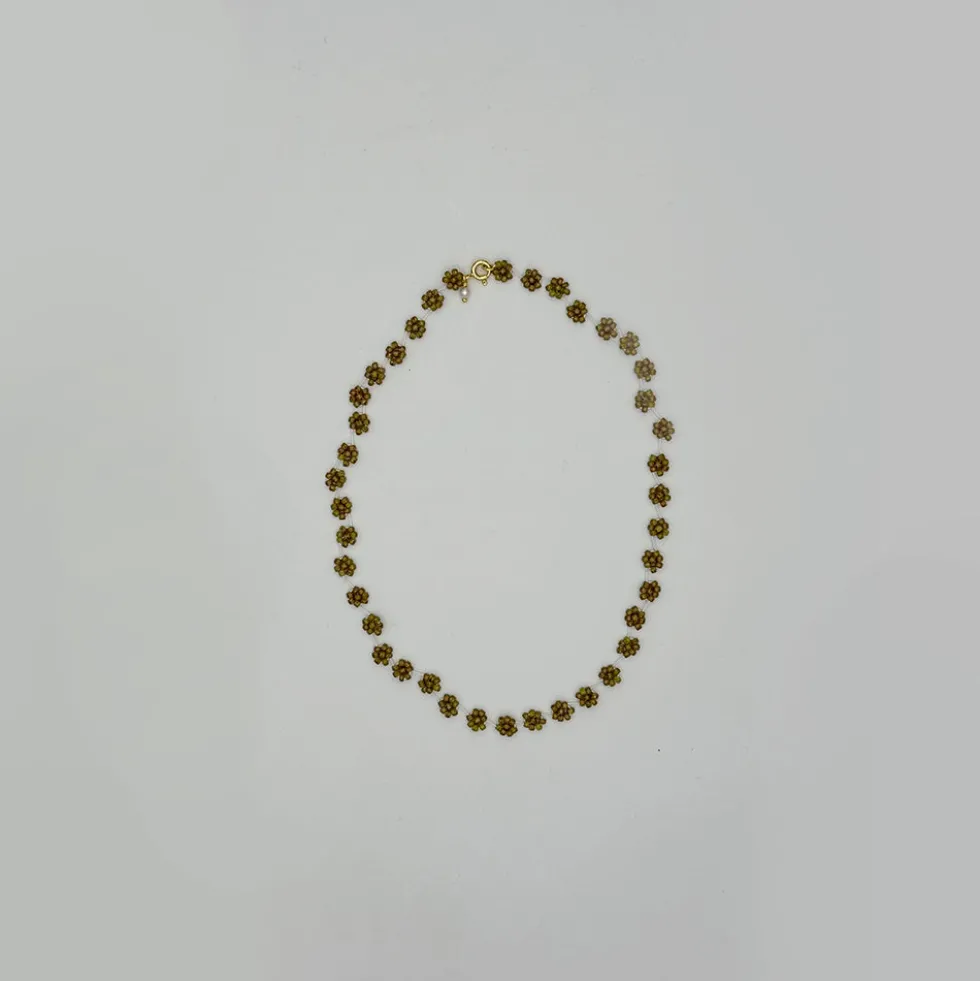 Labro - Collier Fiori - Olive