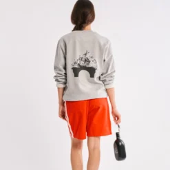 La Caverne du Pont-Neuf x Au Vieux Campeur - Sweat Patch - Gris Clair
