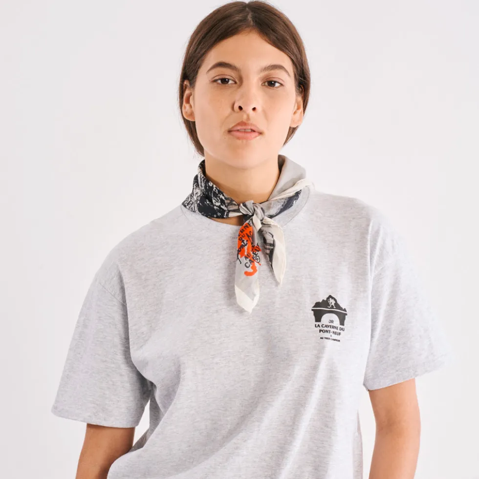 La Caverne du Pont-Neuf x Au Vieux Campeur - T-shirt - Gris Clair