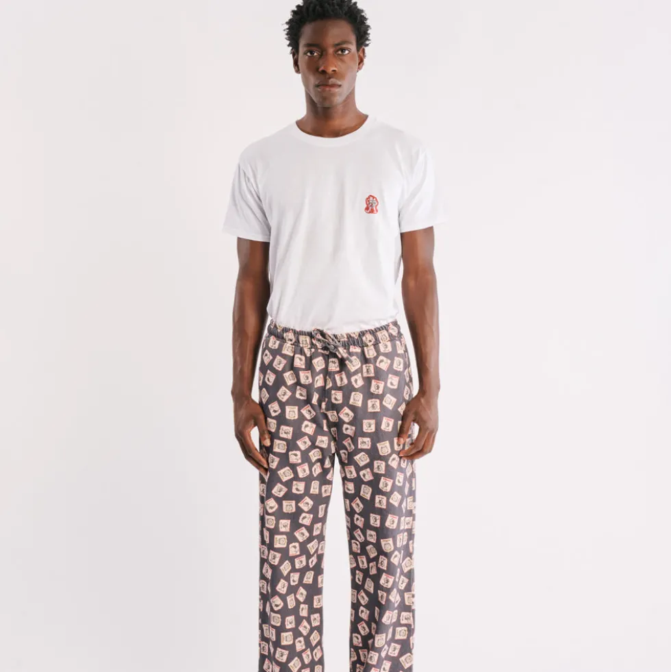 La Caverne du Pont-Neuf x Au Vieux Campeur - T-shirt Etiquette - Blanc