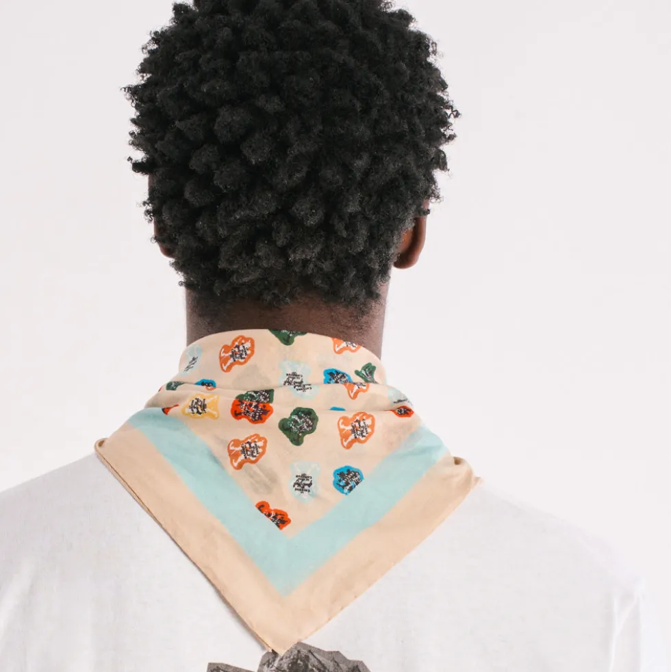 La Caverne du Pont-Neuf x Au Vieux Campeur - Bandana - Bleu
