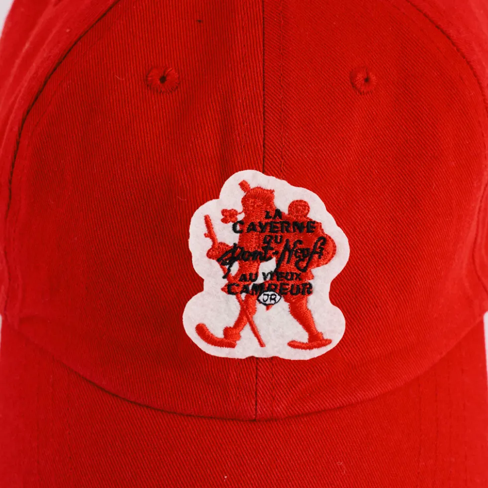 La Caverne du Pont-Neuf x Au Vieux Campeur - Casquette - Rouge