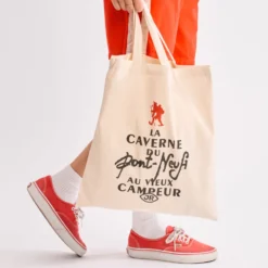 La Caverne du Pont-Neuf x Au Vieux Campeur - Tote Bag - Ecru