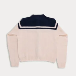 La Fetiche - Cardigan Maar - Ecru et Marine