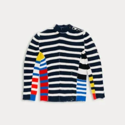 La Fetiche - Pull Mae - Marine et Ecru