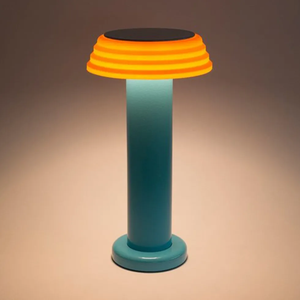 Lampe portable rechargeable - Bleu Orange - Sowden