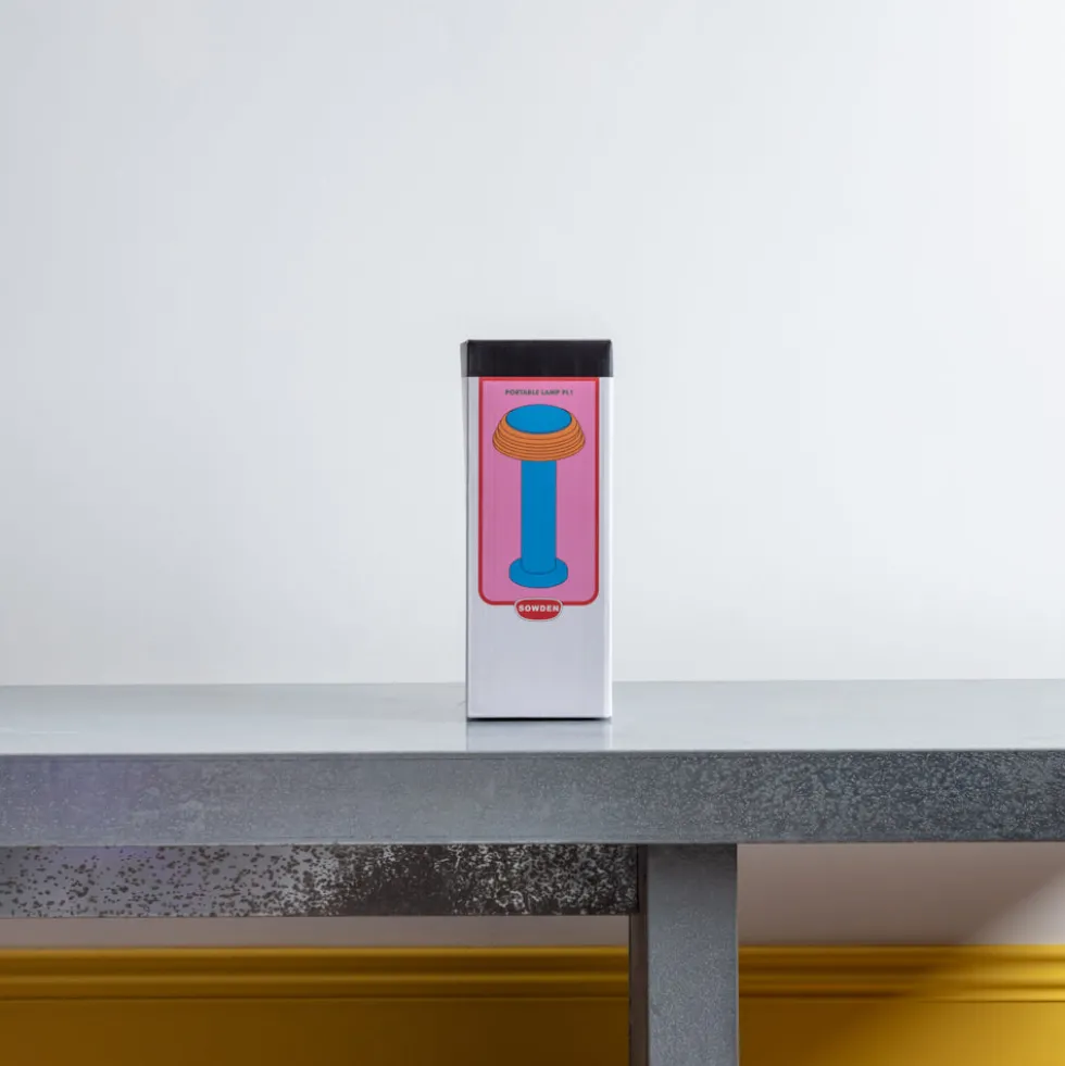 Lampe portable rechargeable - Bleu Orange - Sowden