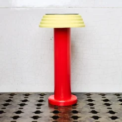 Lampe portable rechargeable - Rouge Jaune - Sowden
