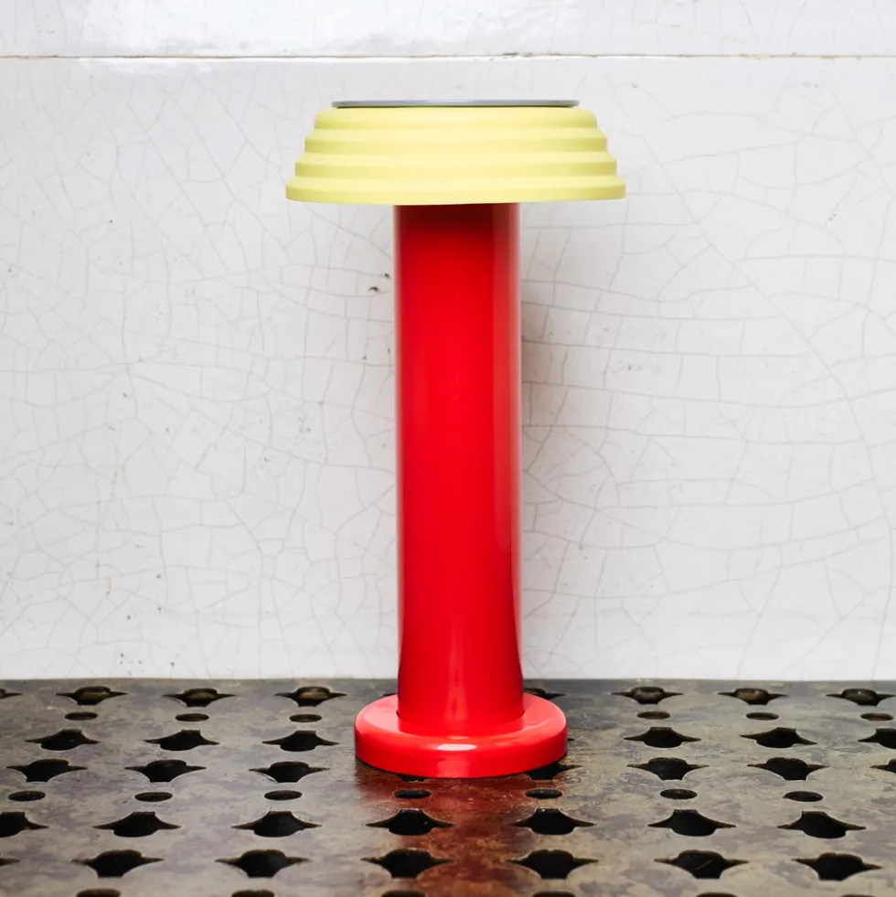Lampe portable rechargeable - Rouge Jaune - Sowden