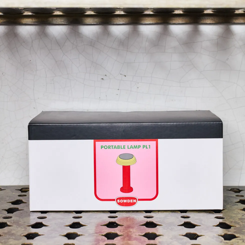 Lampe portable rechargeable - Rouge Jaune - Sowden