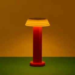 Lampe portable rechargeable - Rouge Jaune - Sowden