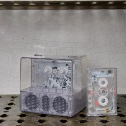 Lecteur cassette et enceinte - Bluetooth 5.0 - Transparent