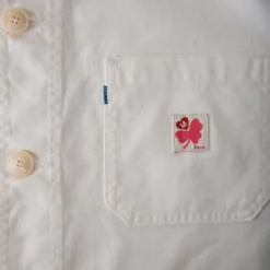 Le Laboureur x NN. 07 x Merci - Veste Tréfle Coeur - Rose