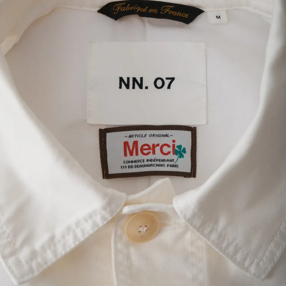 Le Laboureur x NN. 07 x Merci - Veste Tréfle Coeur - Bleu
