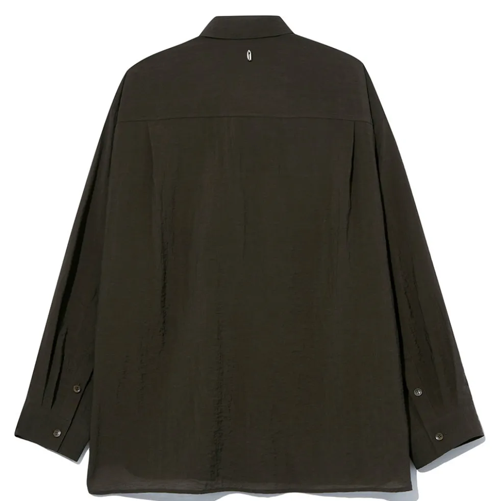 Le 17 septembre - Chemise Cargo Oversize - Marron