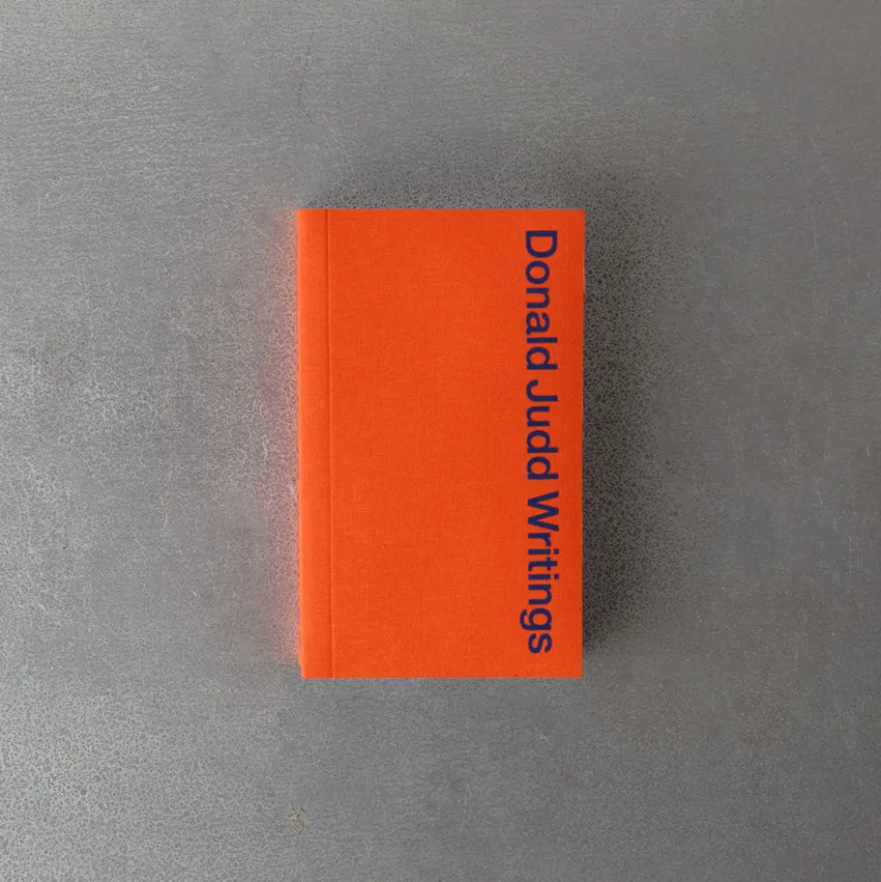 livre - Donald Judd Writings
