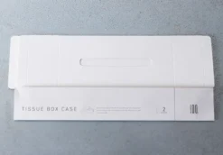 Lot de 2 boîtes de mouchoirs - Blanc