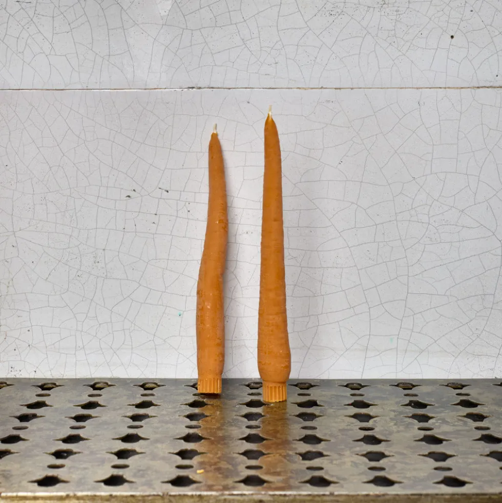 Lot de 2 bougies - Carottes
