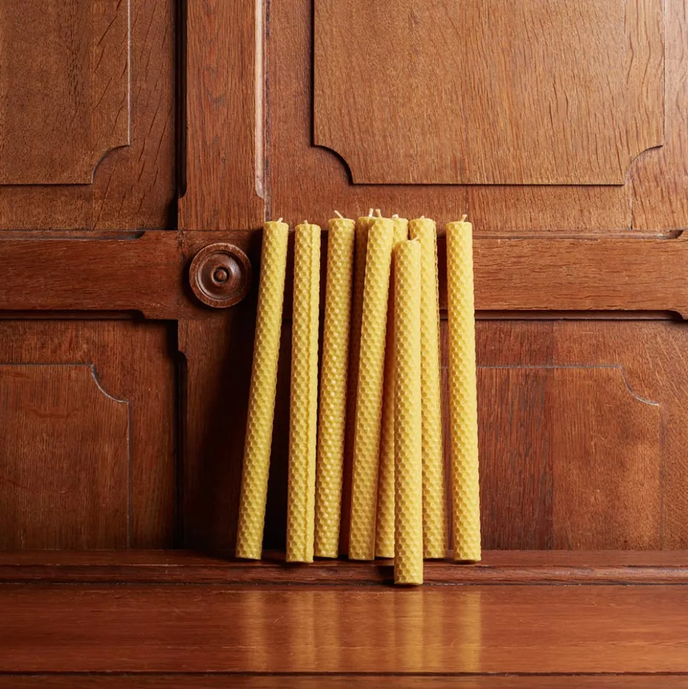 Lot de Chandelles Lucienne - Jaune