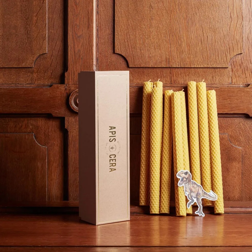 Lot de Chandelles Lucienne - Jaune