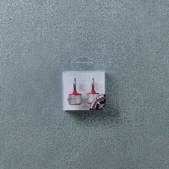 Lot de 2 crochets magnetiques - Rouge