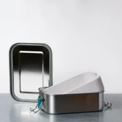 Lunch box en inox - Bleu abysse
